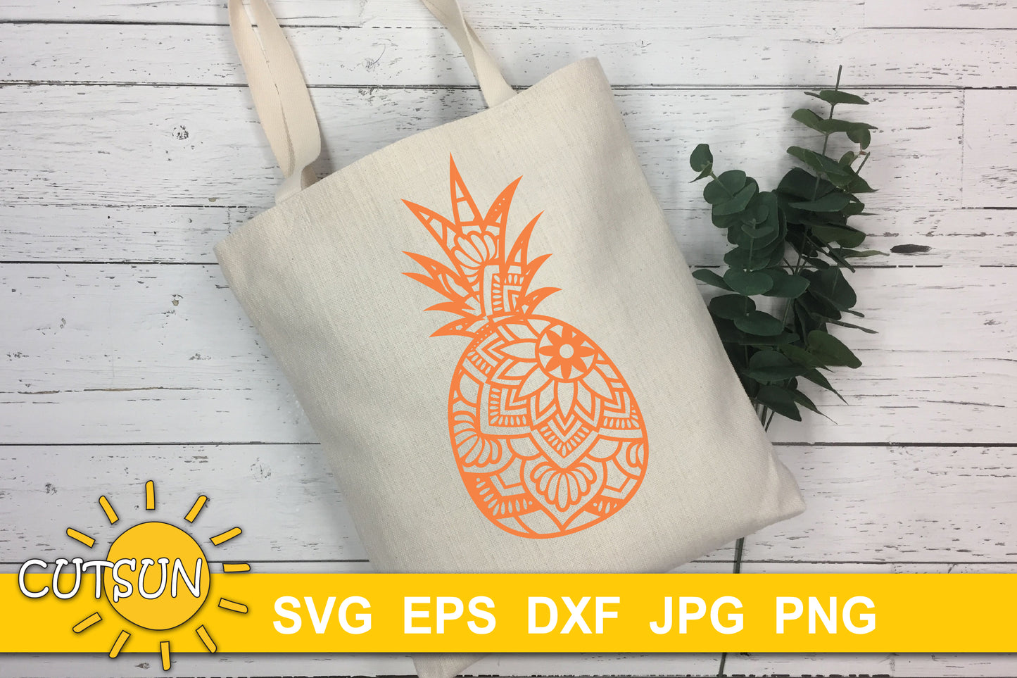 Pineapple Mandala SVG