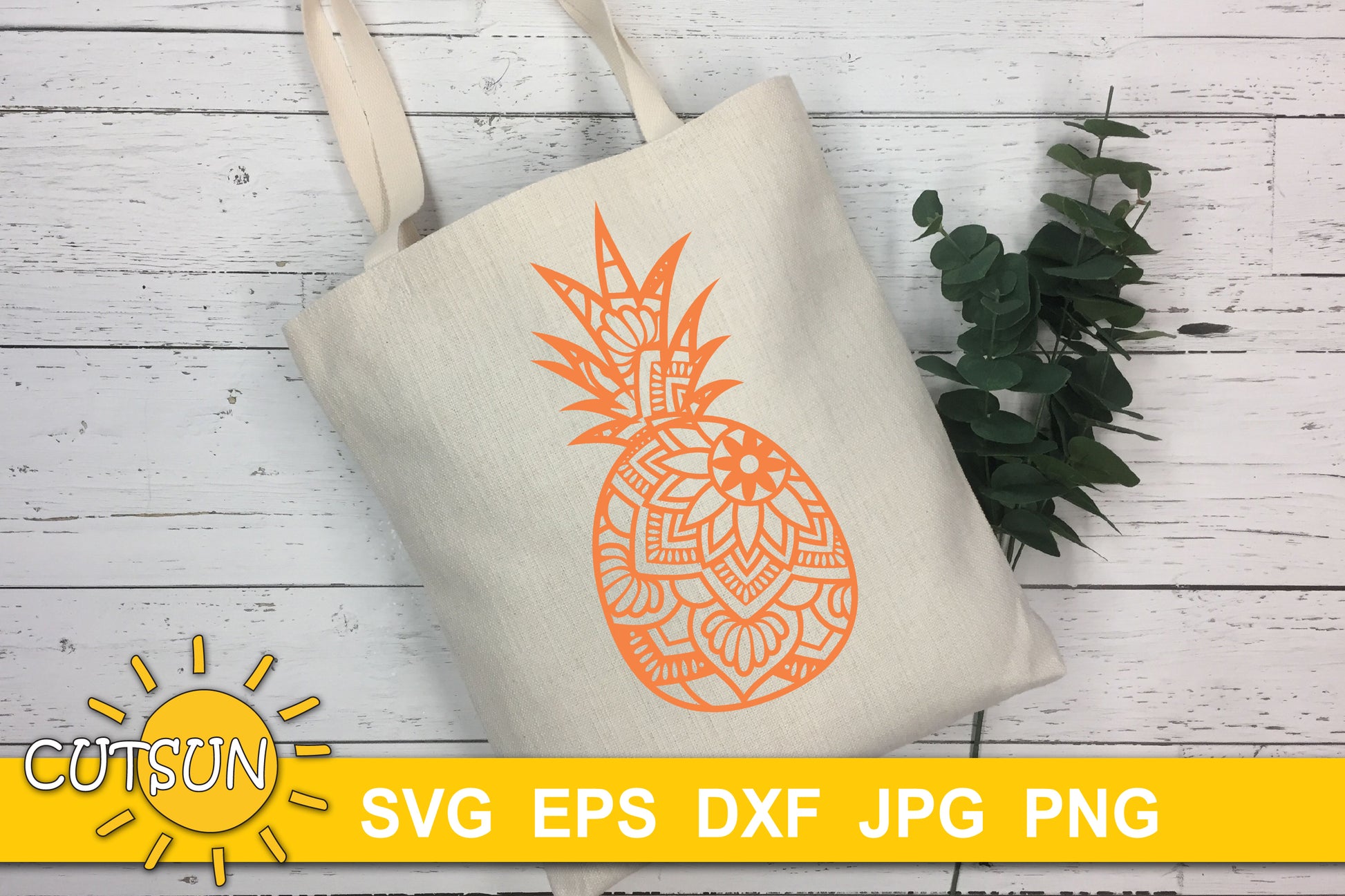 Pineapple Mandala SVG