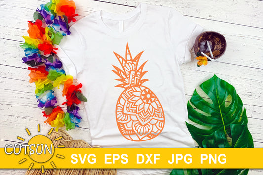 Pineapple Mandala SVG