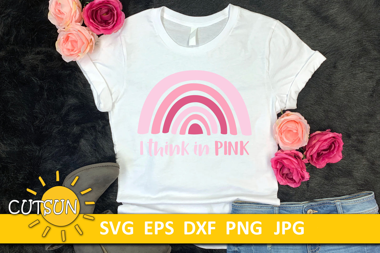 Rainbow SVG | Breast cancer support SVG