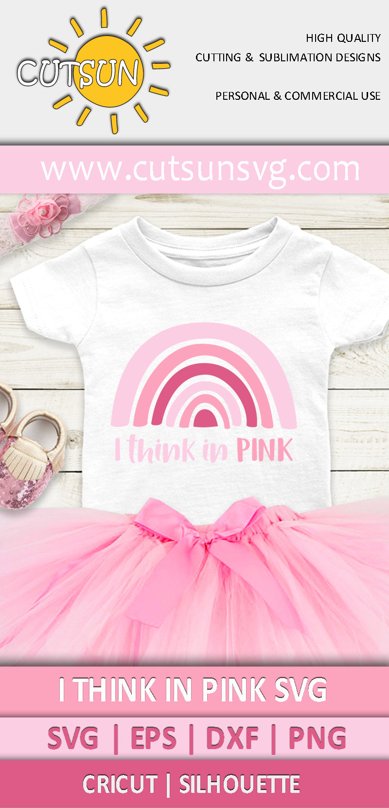 Rainbow SVG | Breast cancer support SVG