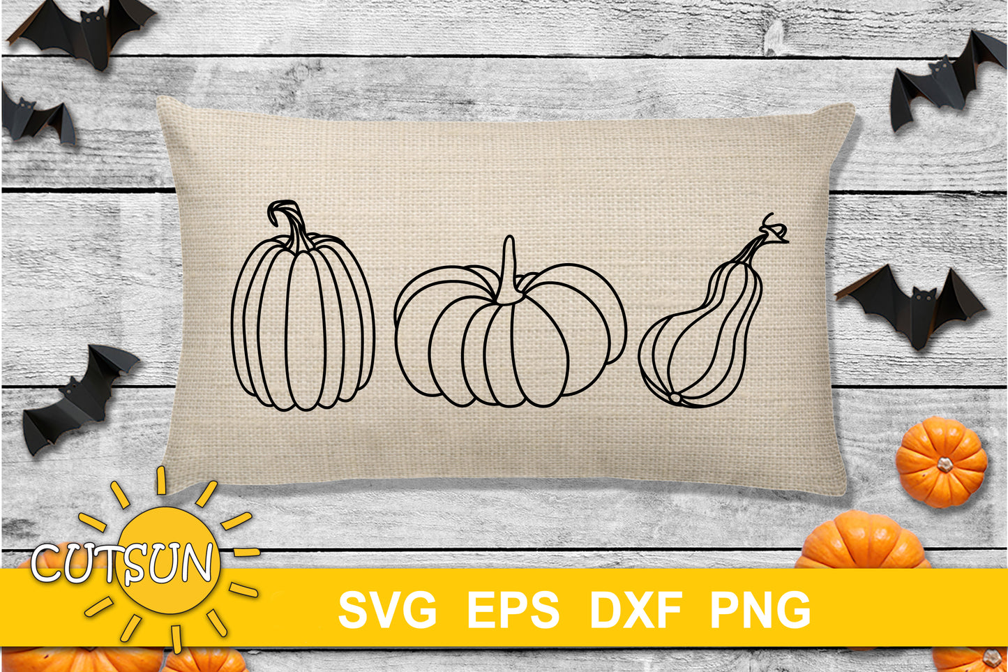 Hand Drawn Pumpkins SVG Bundle