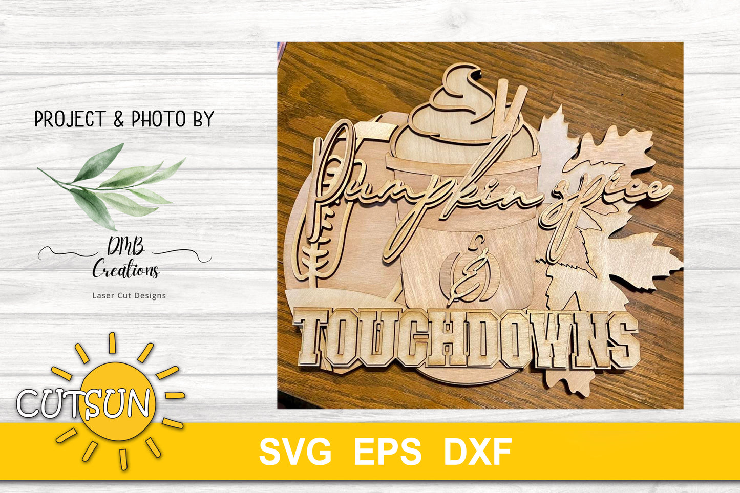 Football door hanger SVG