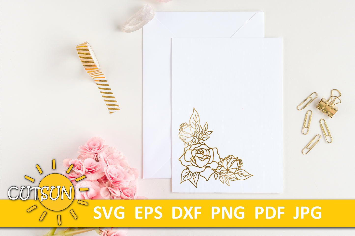 Flowers SVG | Rose SVG | Rose bouquets mini bundle