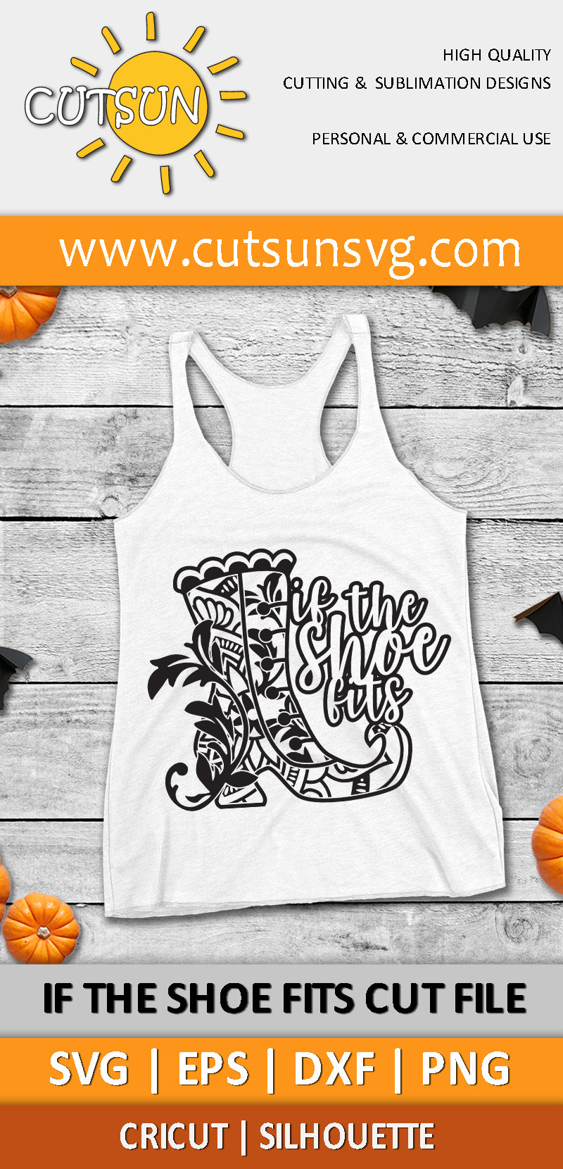 Halloween Witch Shoe Mandala SVG | If the shoe fits SVG