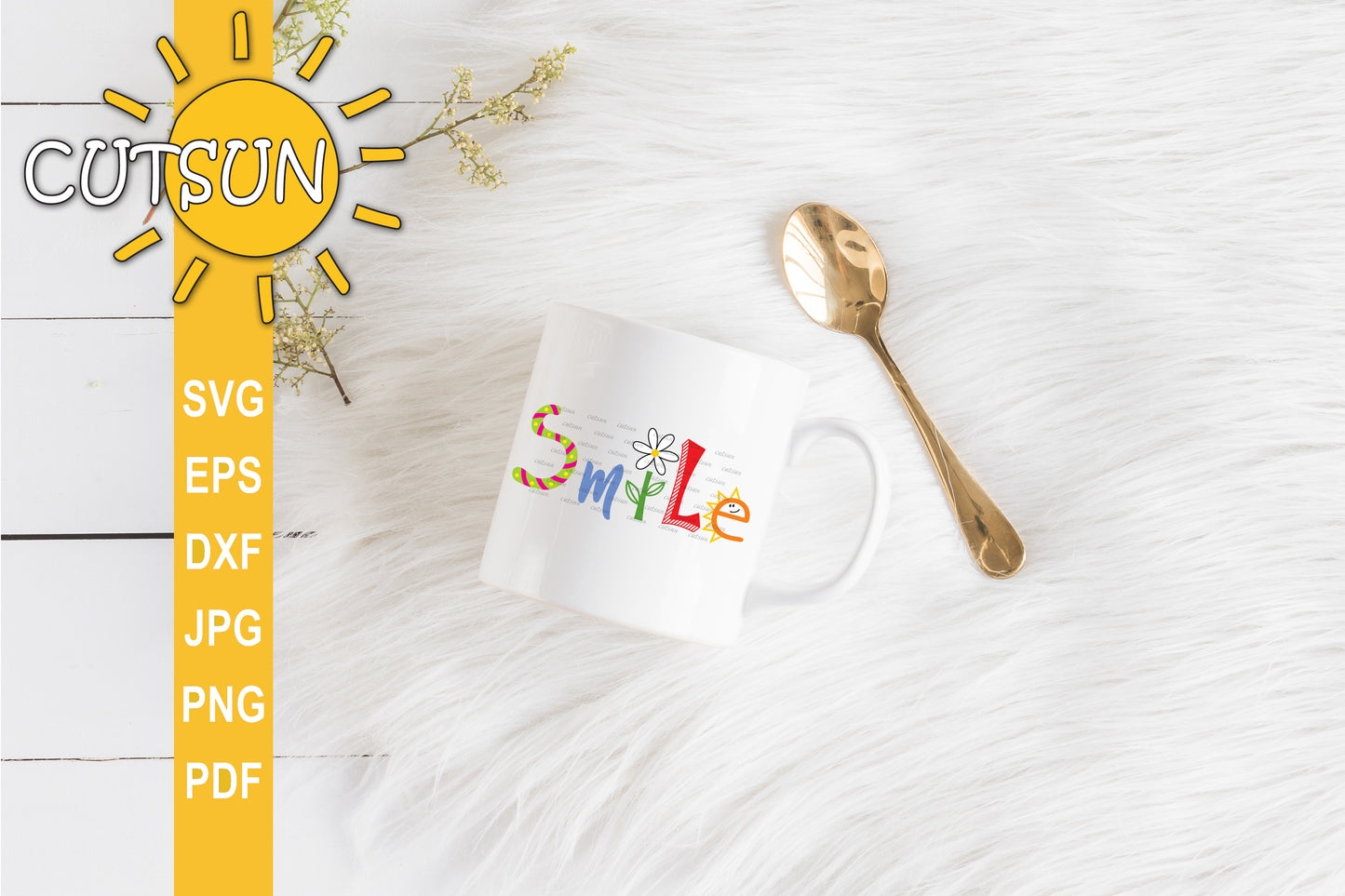 Smile SVG Hand lettered design
