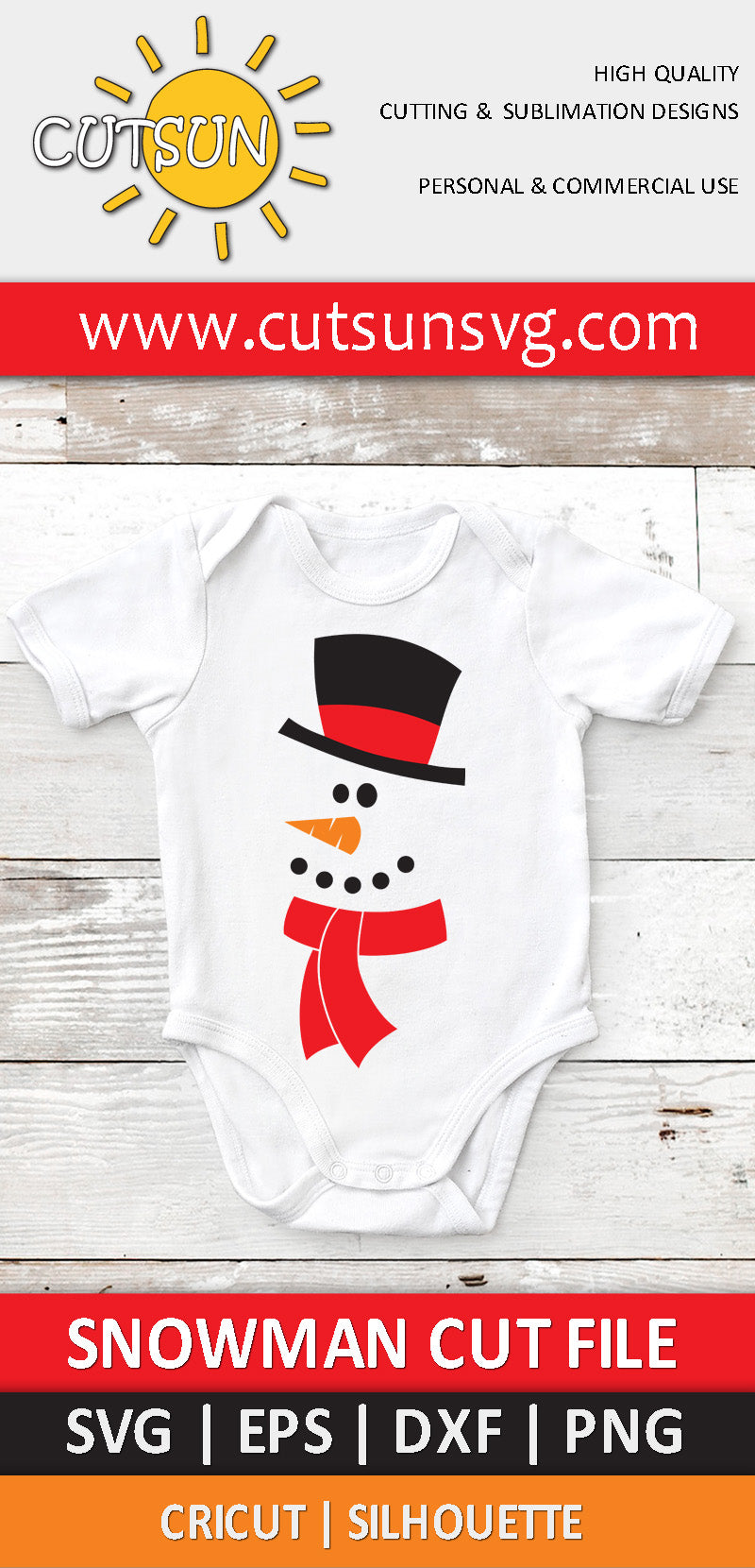 Snowman SVG | Snowman Face SVG