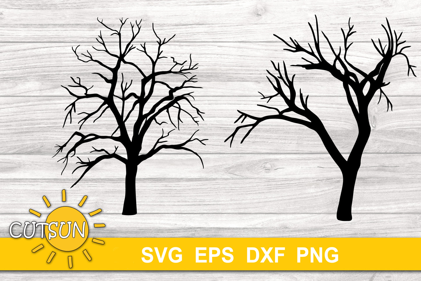 Spooky trees SVG bundle