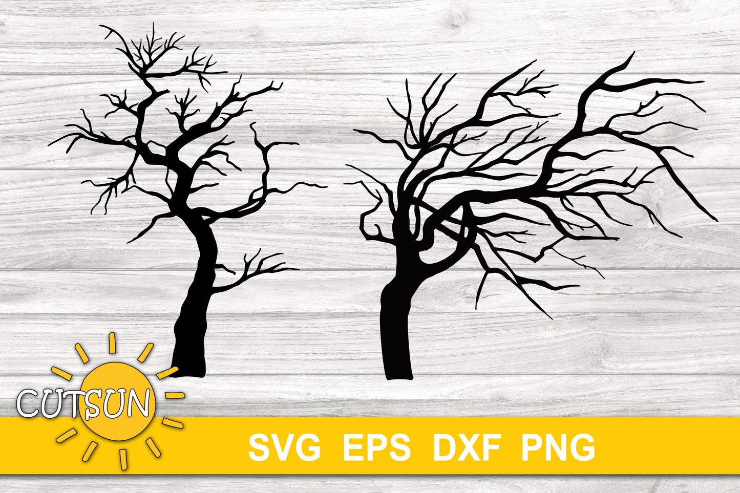 Spooky trees SVG bundle
