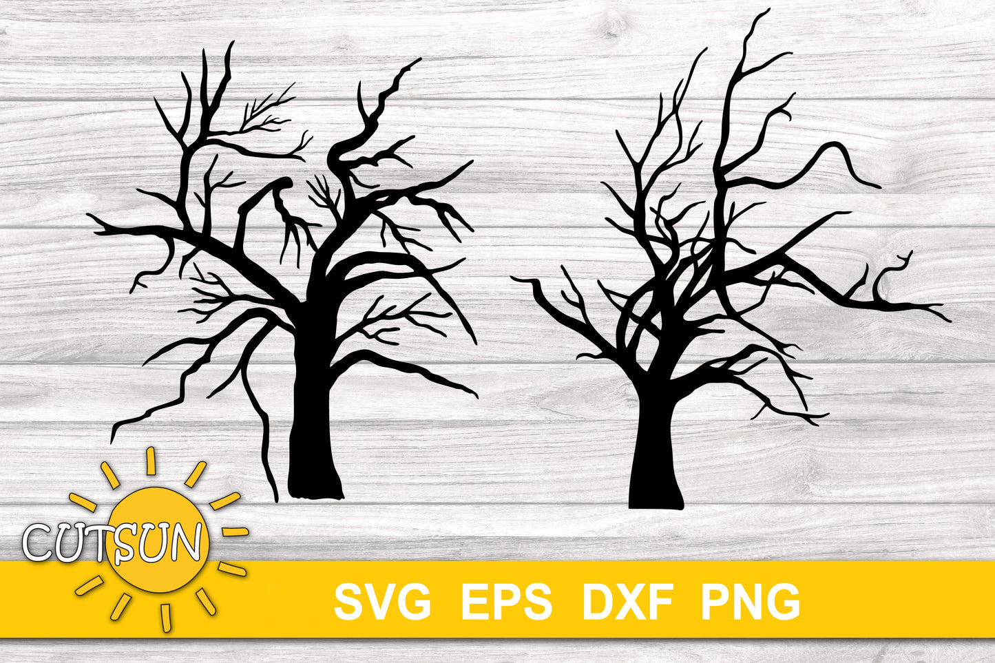 Spooky trees SVG bundle