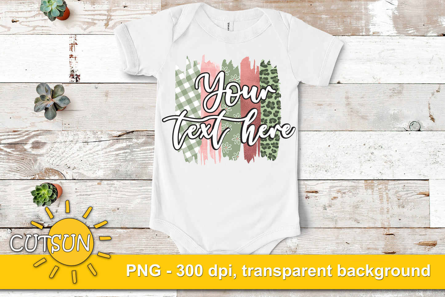 Spring Brush strokes background sublimation