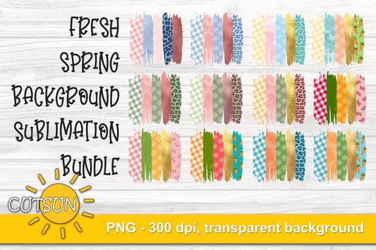 Spring Brush strokes background sublimation