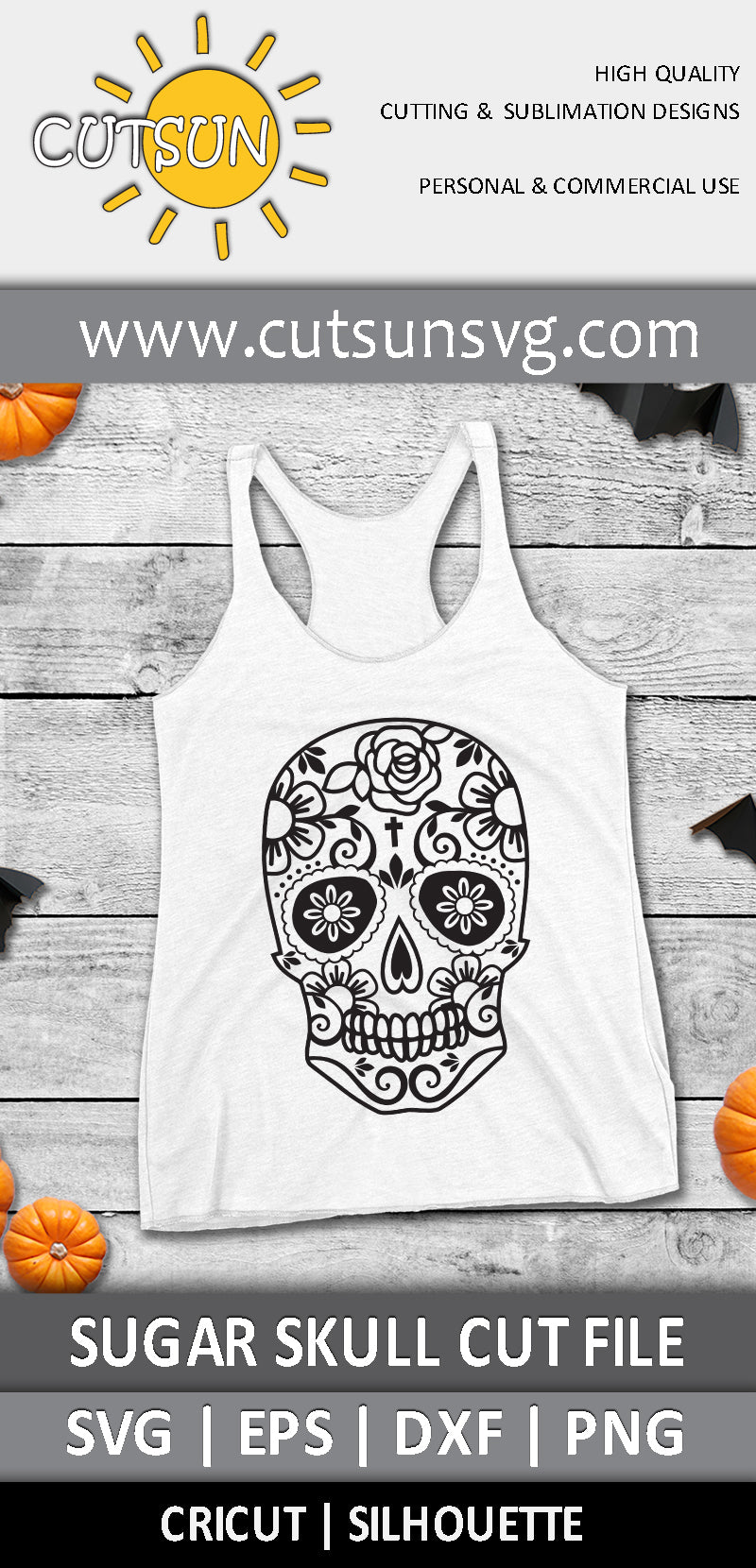 Sugar skull svg