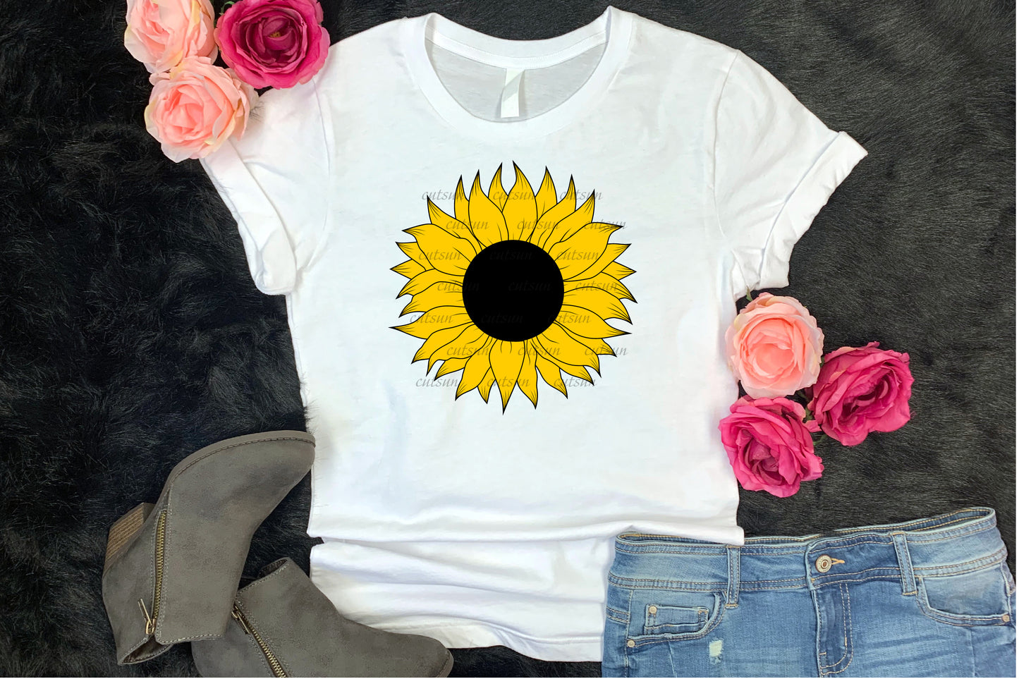 Sunflower SVG bundle | Floral SVG bundle