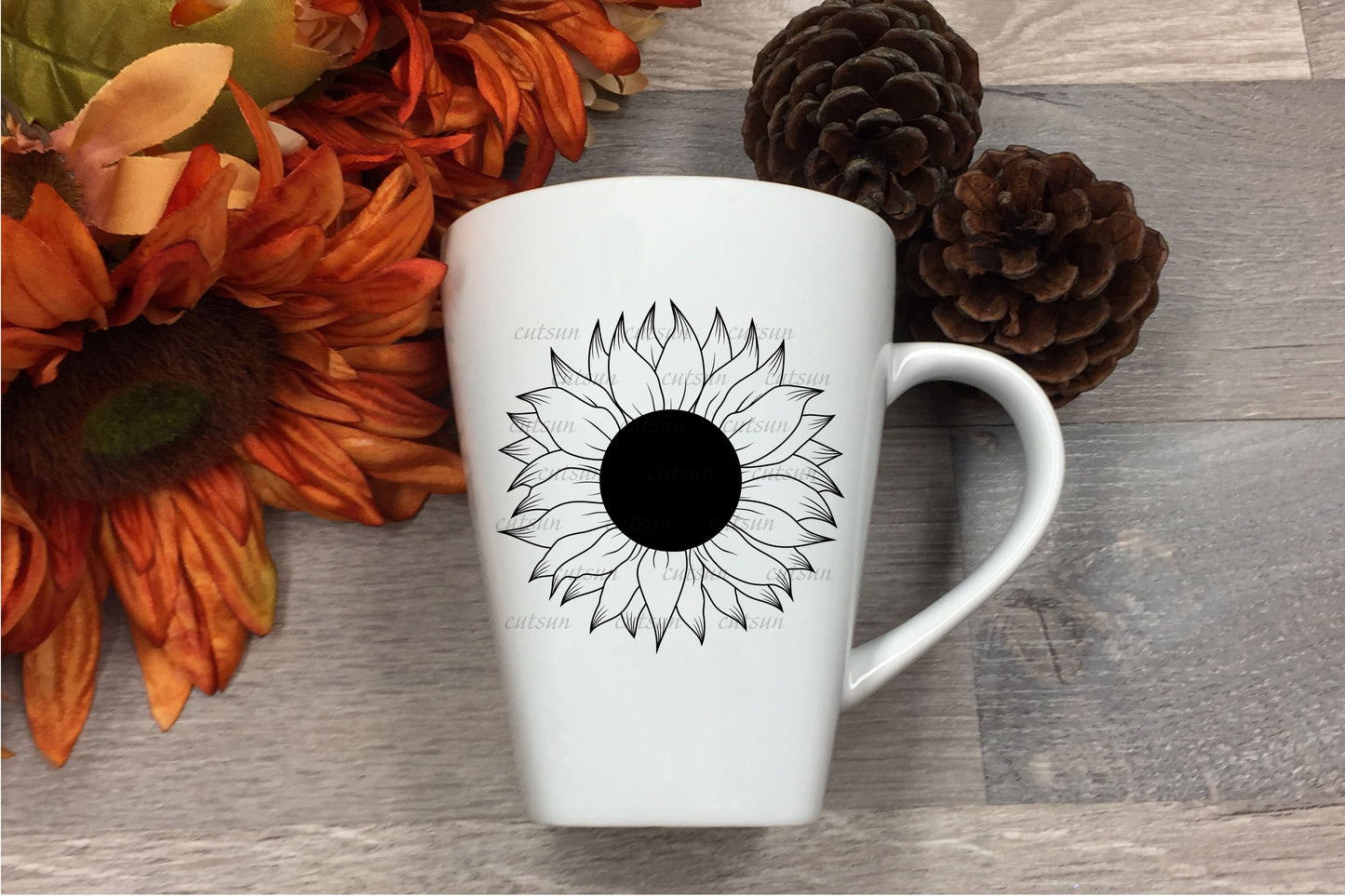 Sunflower SVG bundle | Floral SVG bundle