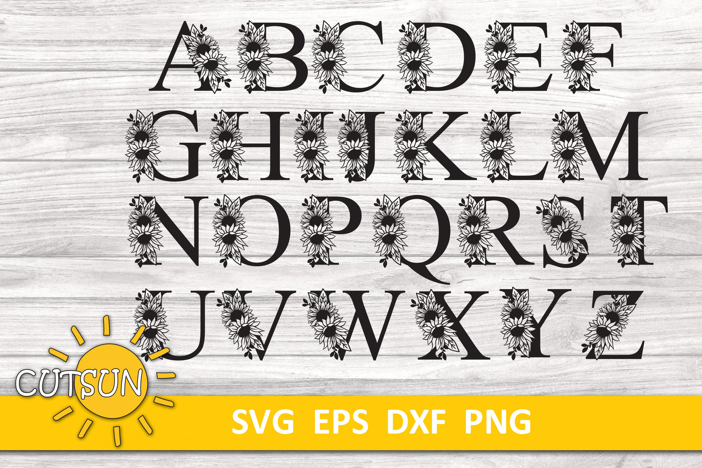 Sunlfower Alphabet
