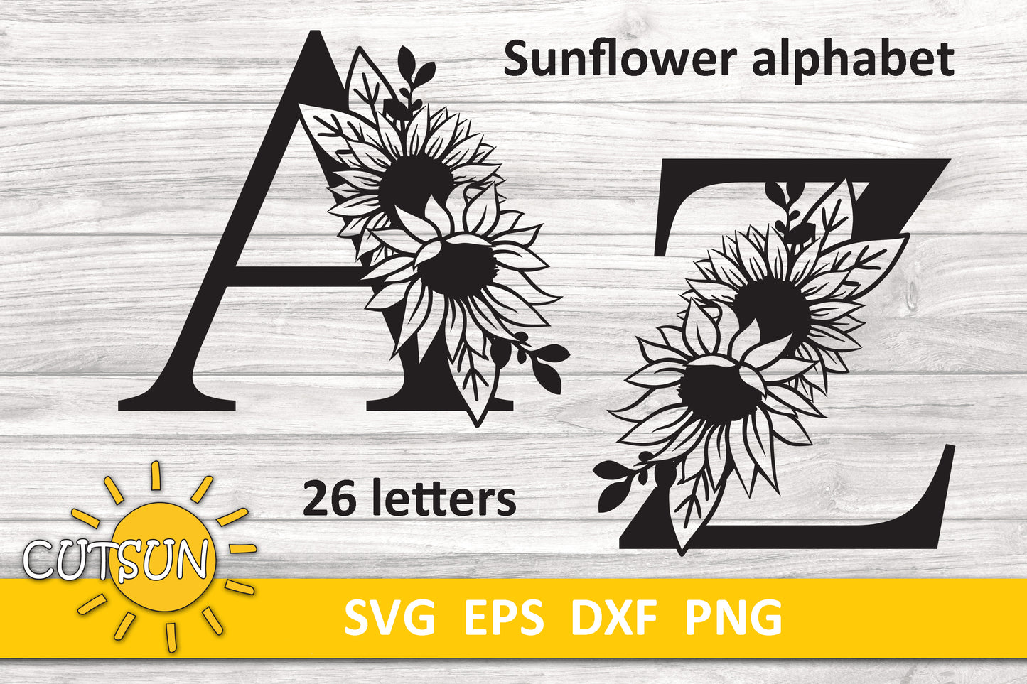 Sunlfower Alphabet