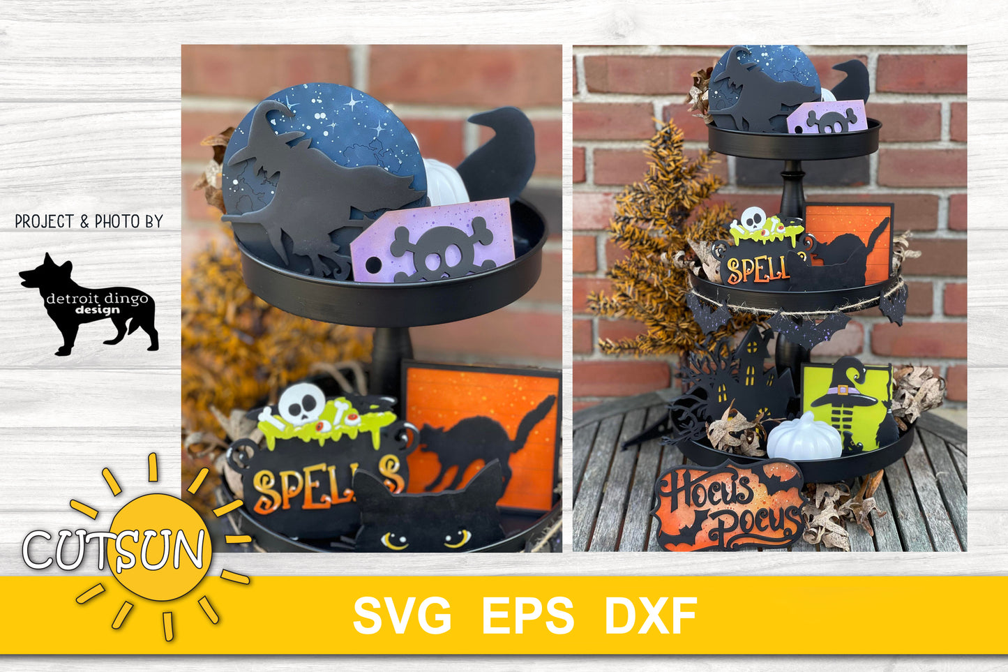 Halloween Tiered Tray SVG