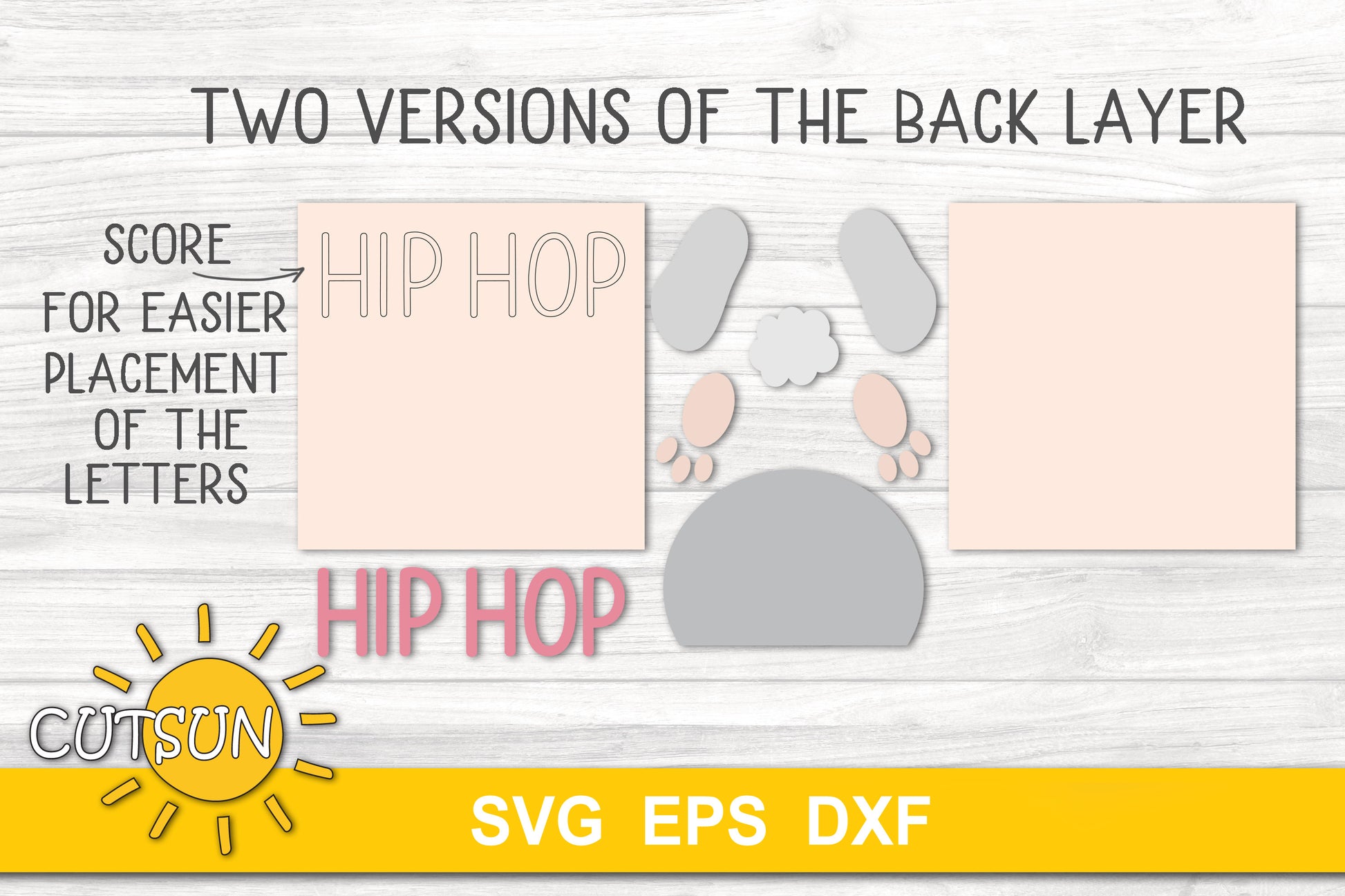 Easter Tiered Tray SVG | Easter Bunny Tier tray SVG