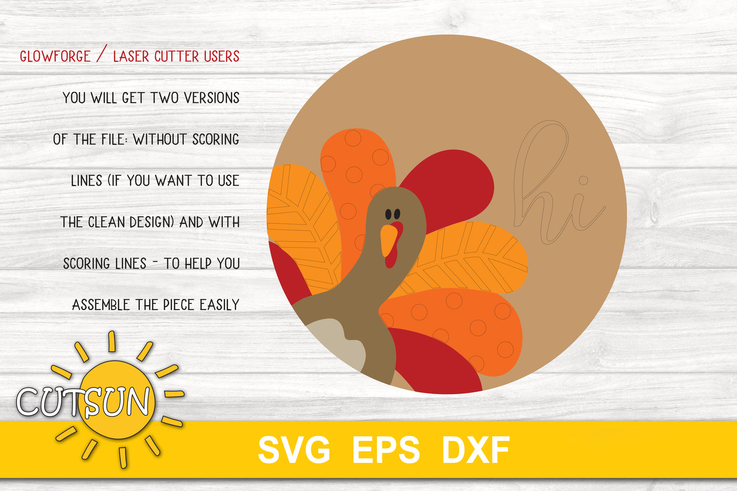 Thanksgiving door hanger SVG | Thanksgiving Welcome sign SVG
