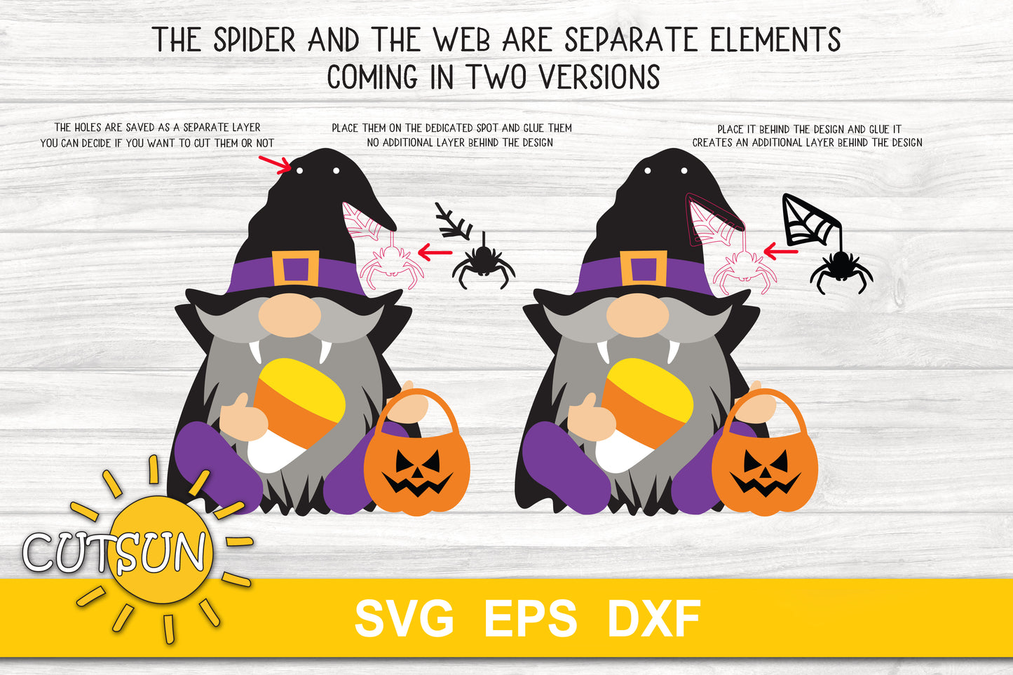 Vampire Gnome door hanger SVG