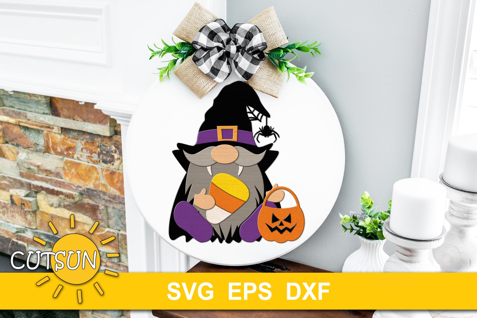 Vampire Gnome door hanger SVG