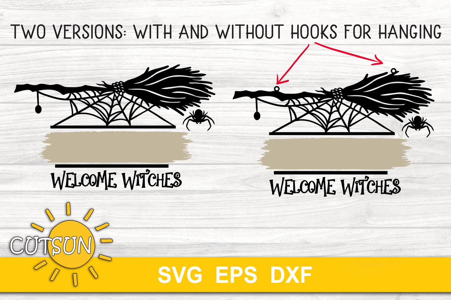 Welcome Witches Door hanger SVG