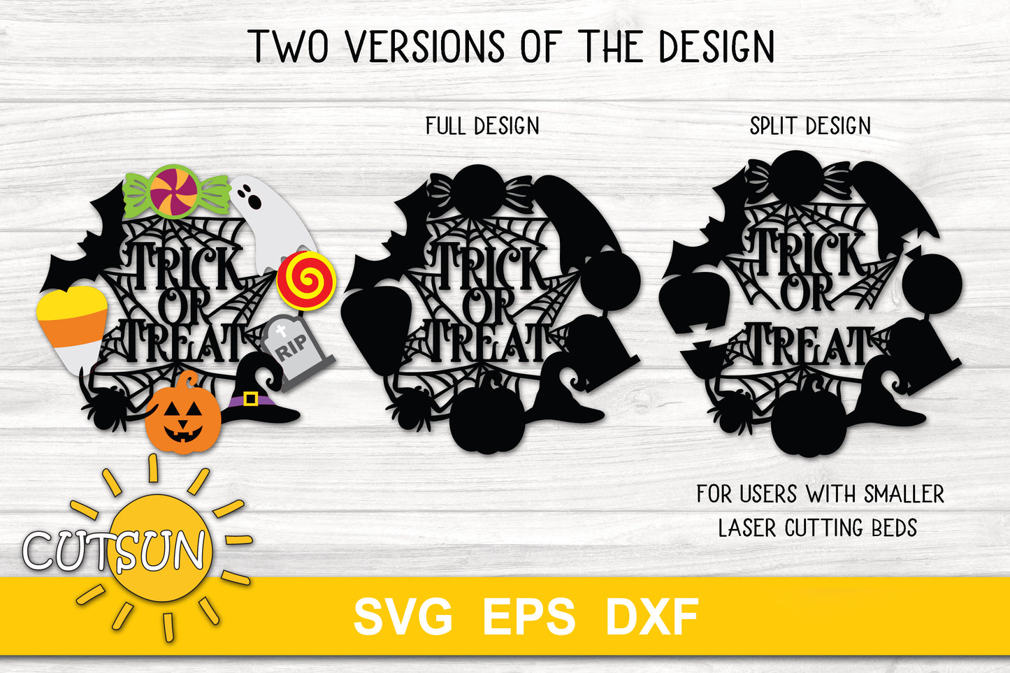 Halloween Wreath Door hanger SVG