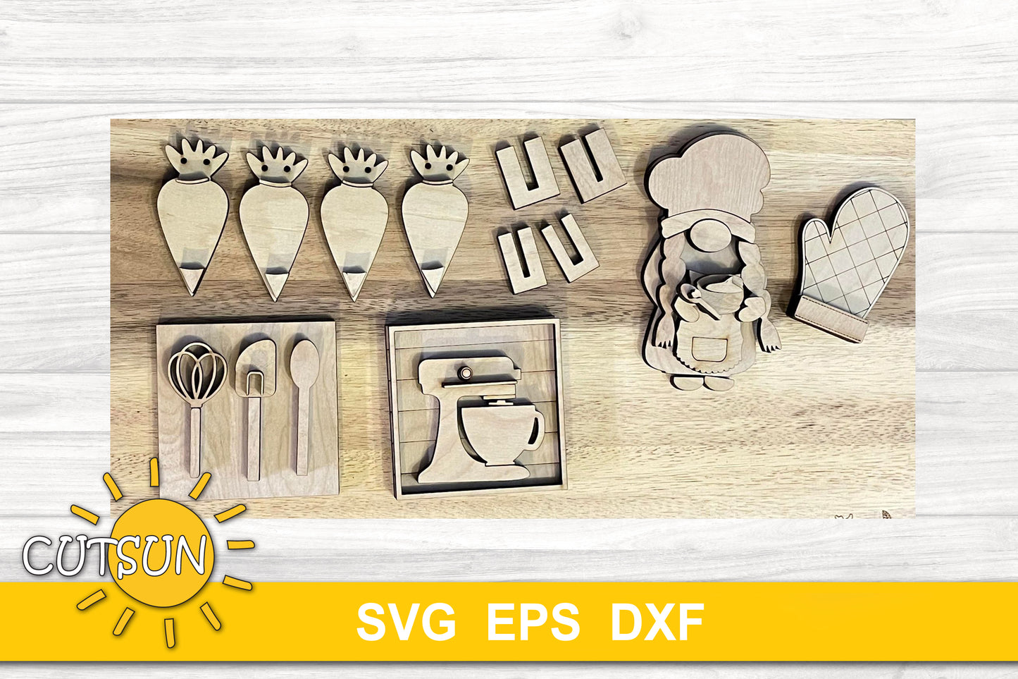 Cookie baking tiered tray decor SVG