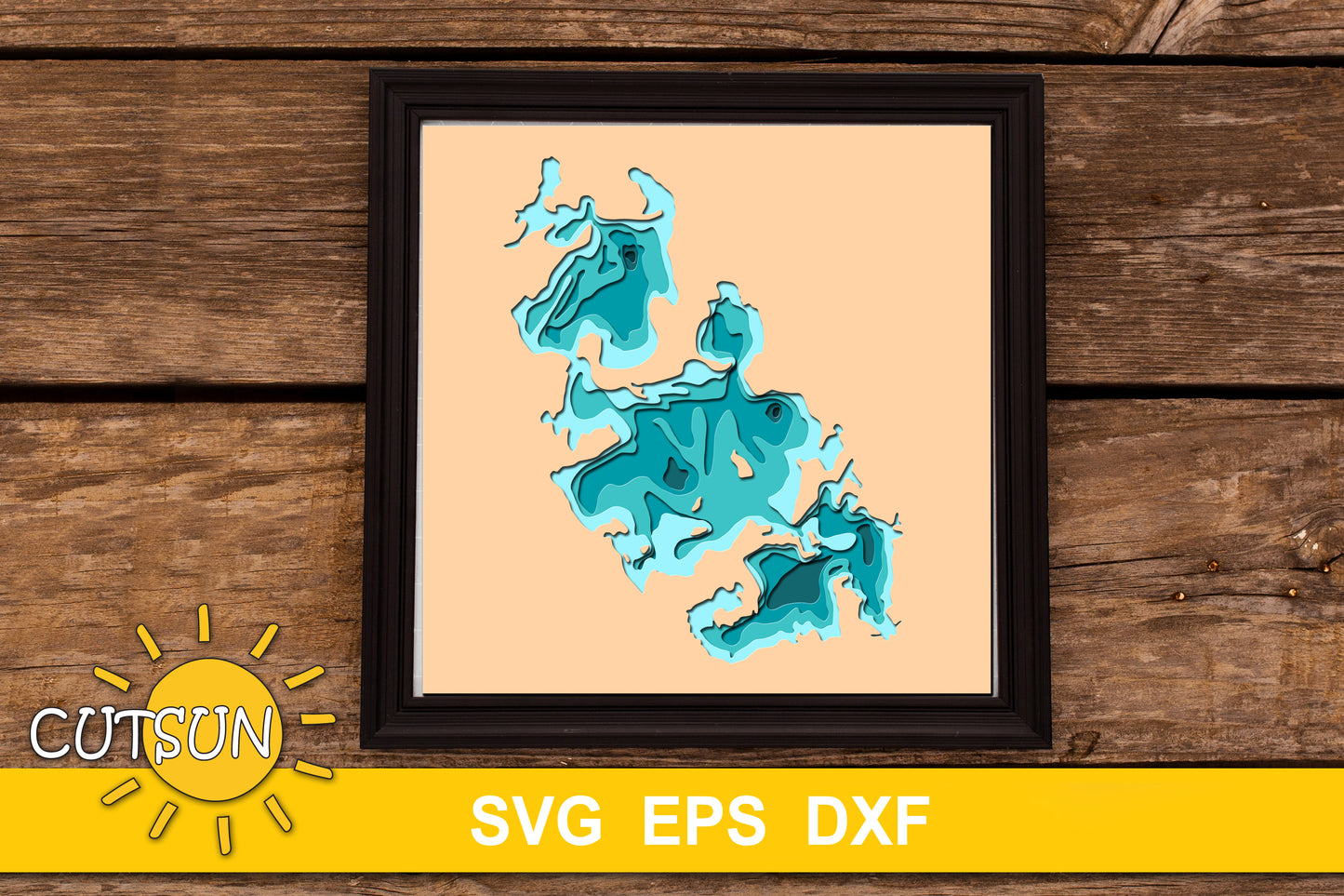 Lake Chargoggagoggmanchauggagoggchaubunagungamaugg 3d layered map svg