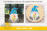 Summer Gnomes Door hanger SVG bundle