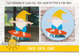 Summer Gnomes Door hanger SVG bundle