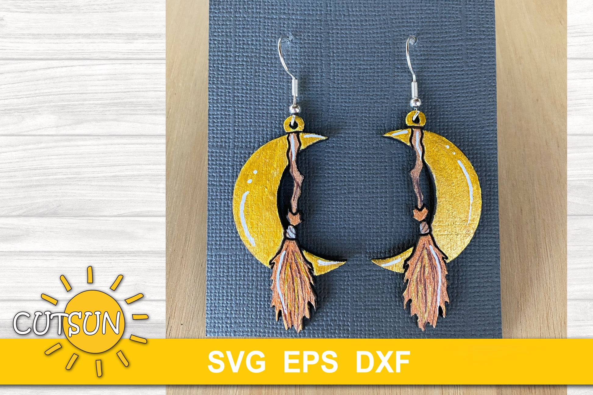 Halloween earrings SVG bundle
