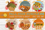 Fall sign SVG bundle #2