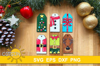 Christmas tags svg bundle
