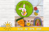 Easter Add-on for the Interchangeable House and Fence Shelf decor SVG FILE