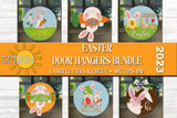Easter door hangers bundle 2023 SVG digital downloads