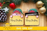 Christmas Elf gift card holder SVG