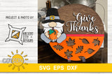 Fall door hanger SVG