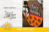 Fall door hanger SVG