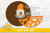 Welcome to the nuthouse door hanger SVG