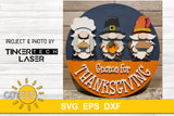 Gnome for Thanksgiving door hanger SVG