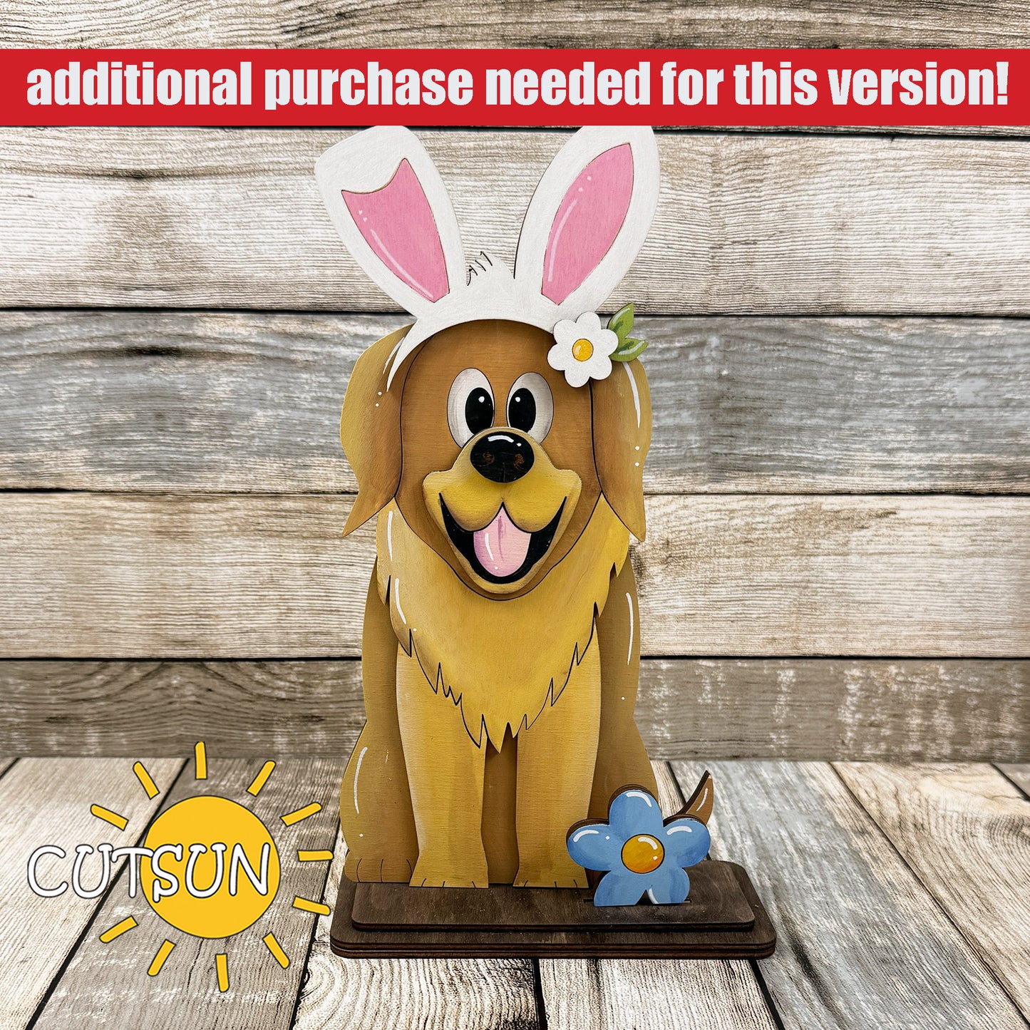 Golden Retriever Interchangeable Modular System SVG | Shelf sitter SVG Laser cut file