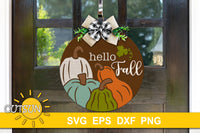 Gourds door hanger SVG