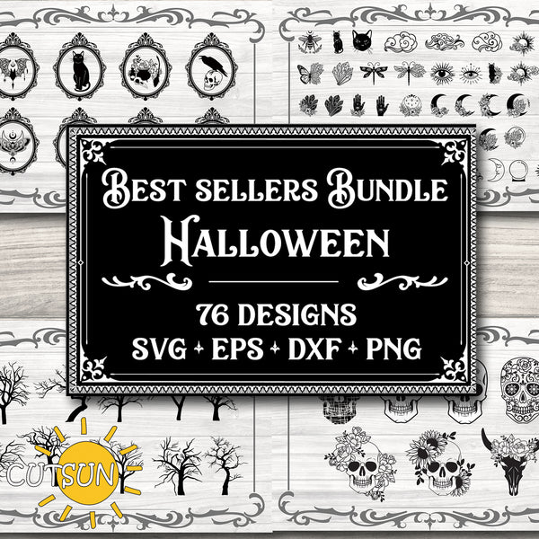 Halloween Best Sellers SVG Bundle - 76 designs