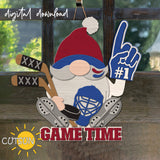 Hockey Gnome Door hanger SVG | Hockey Gnome Door sign SVG laser cut file