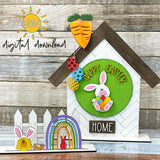 Easter Add-on for the Interchangeable House and Fence Shelf decor SVG FILE