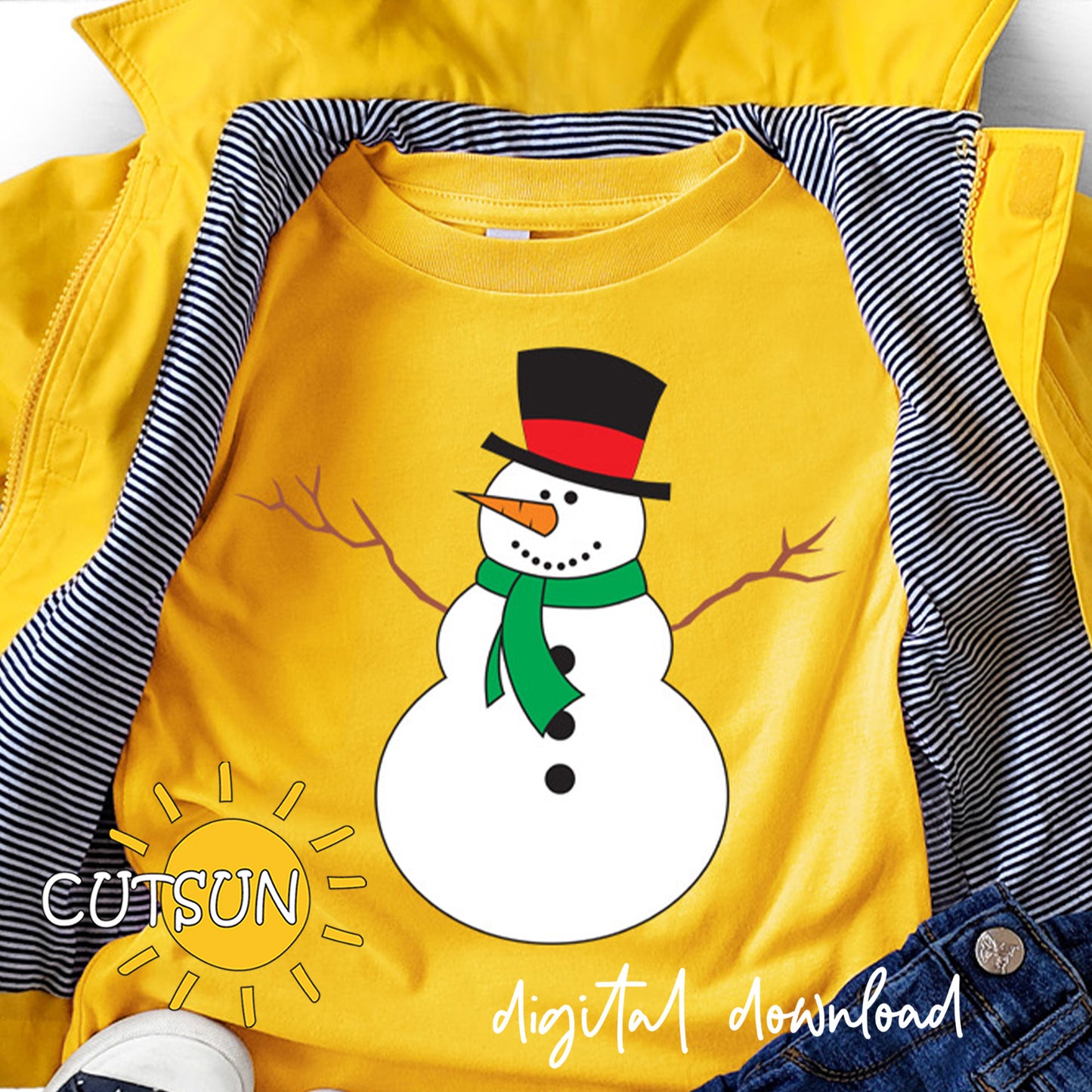 Snowman SVG | Snowman clipart | Christmas SVG