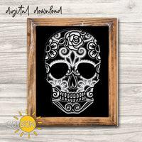 Halloween SVG | 3D Layered Sugar Skull Mandala SVG