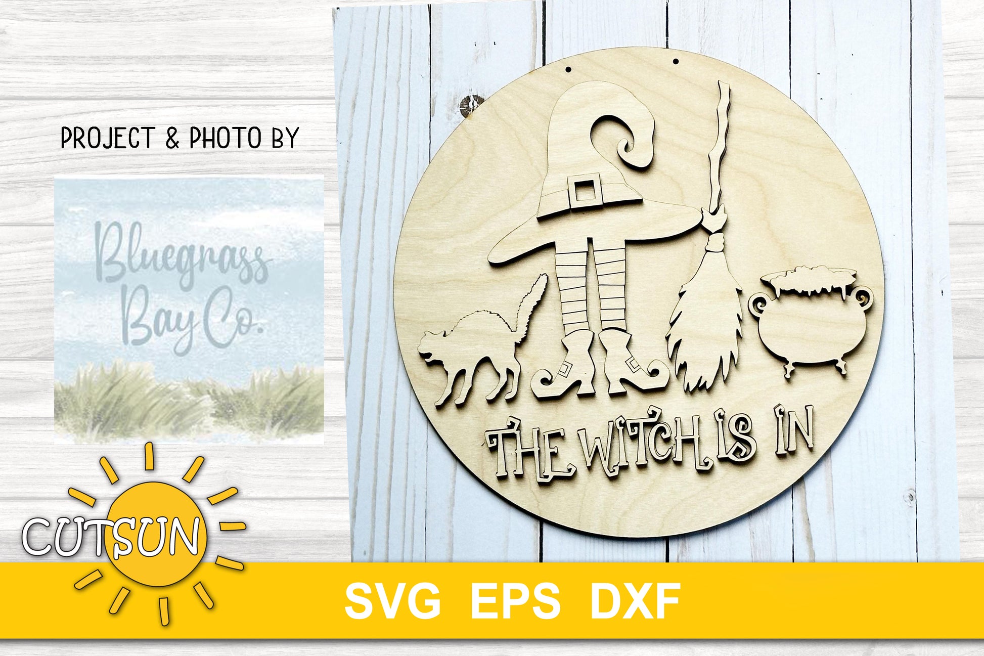 The With is in door hanger SVG